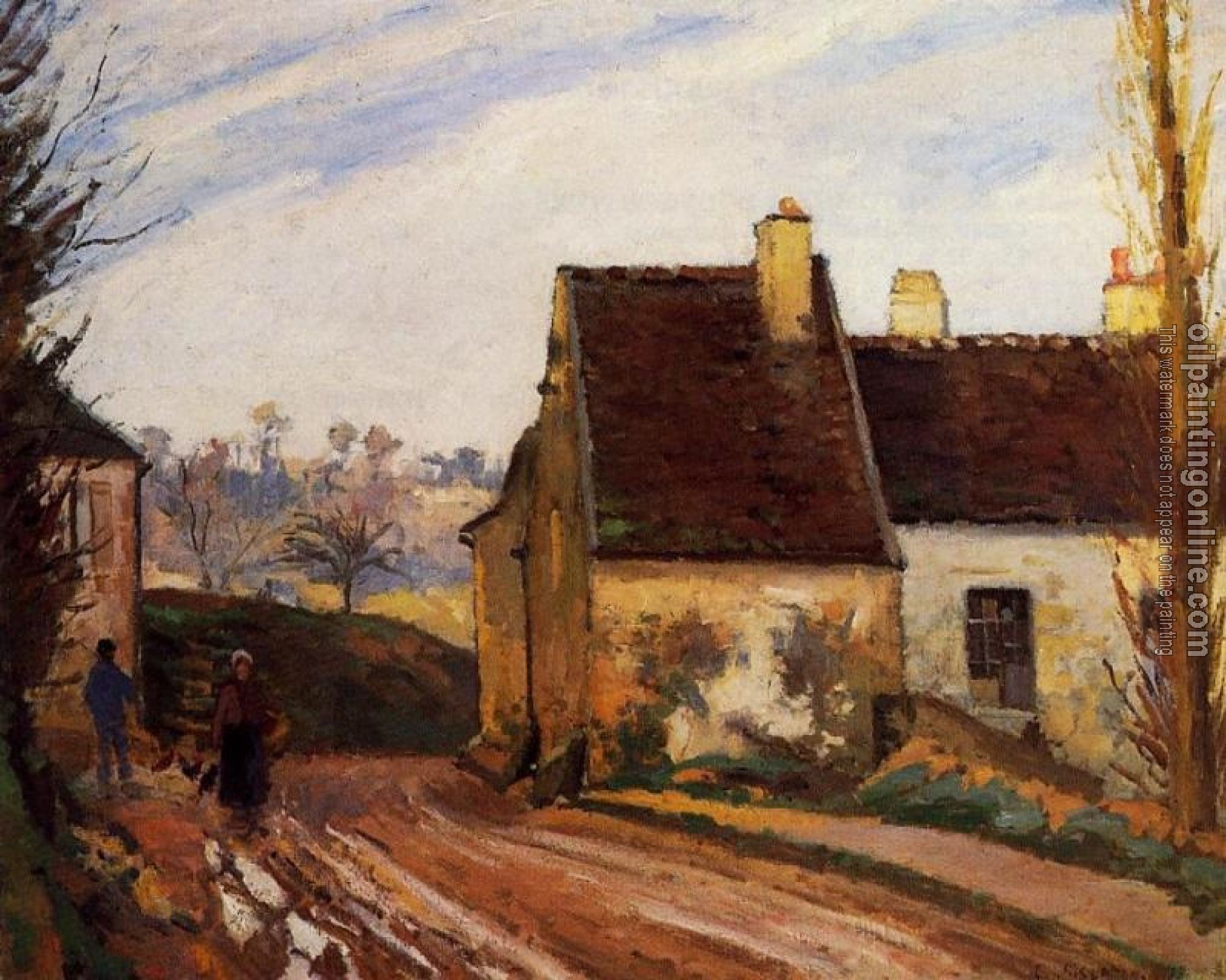 Pissarro, Camille - Homes near the Osny